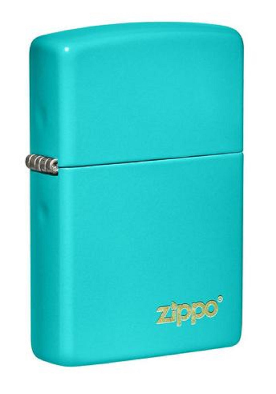 Classic Flat Turquoise Zippo Logo