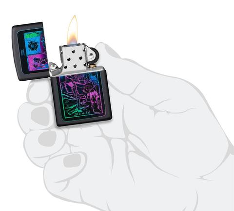 Black Light Tarot Card Design