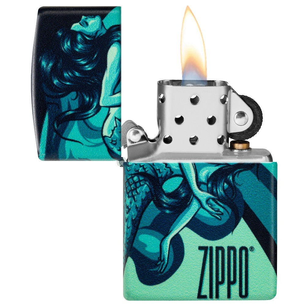 Mermaid Zippo Design