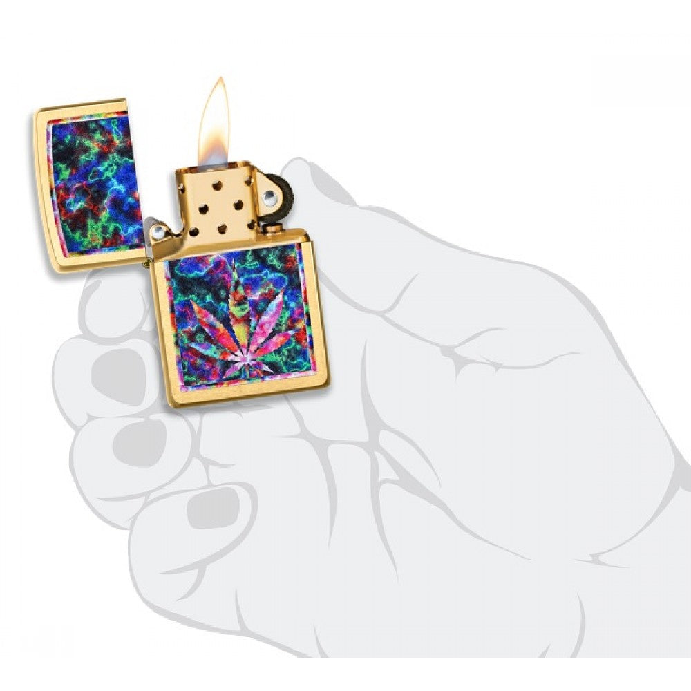 Psychedelic Leaf Design