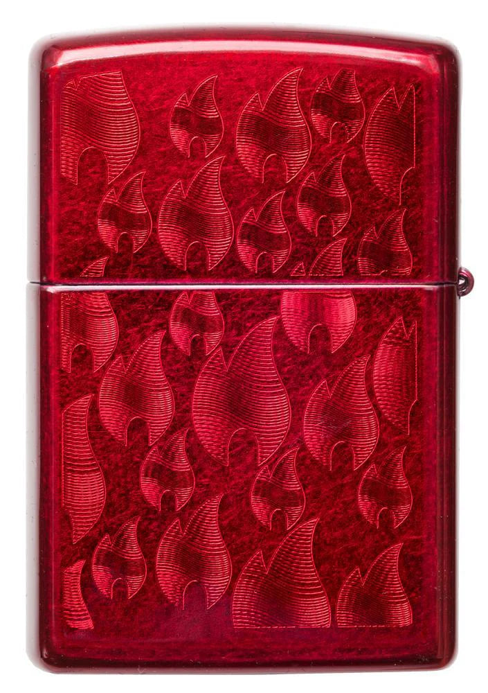 Candy Apple Red Zippo Flamme