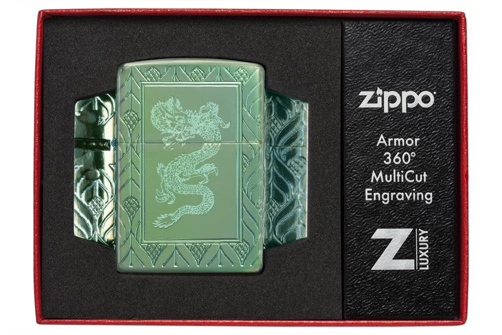 Armor?? High Polish Green Elegant Dragon in its packaging