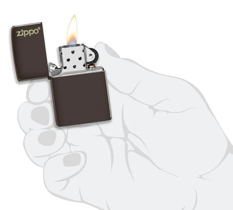 Brown With Zippo Logo