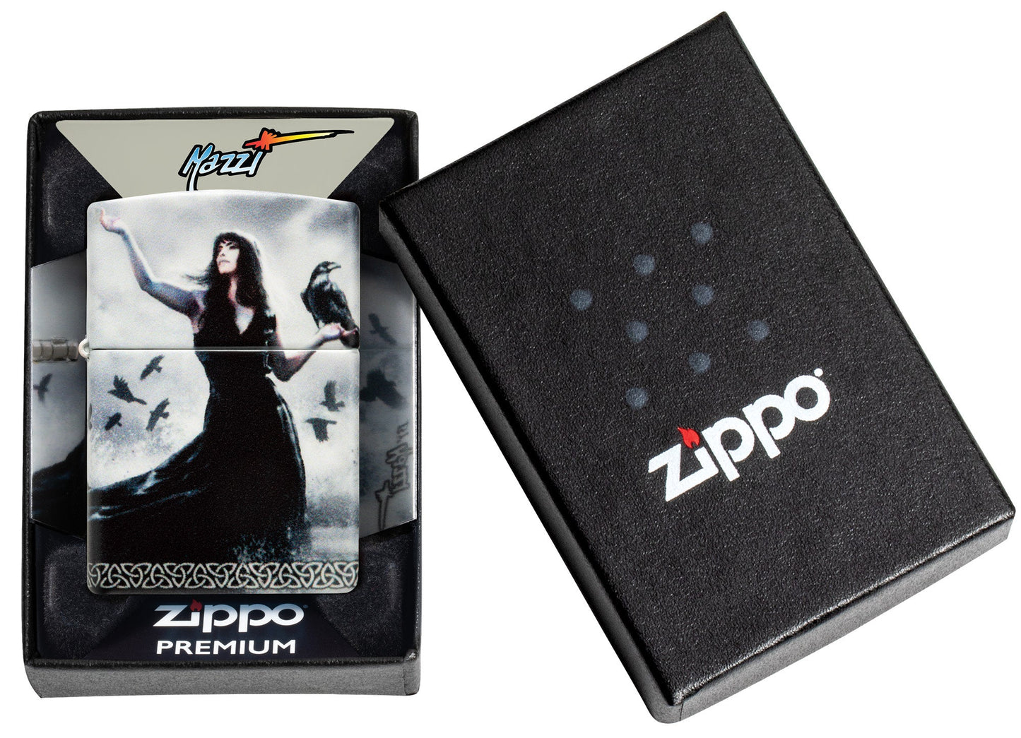 Zippo Mazzi?? 540 Matte Windproof Lighter in its packaging.