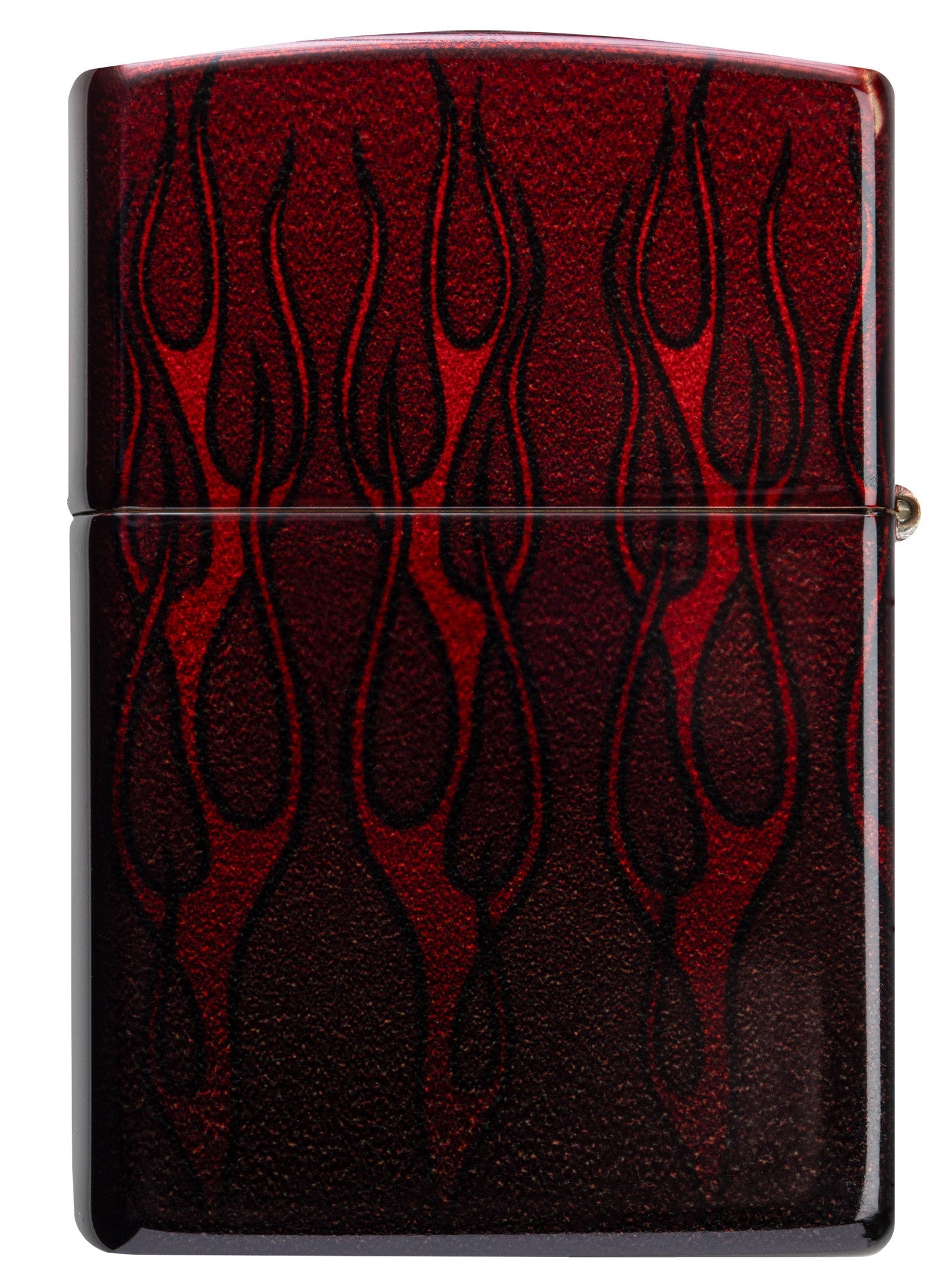 Back view of Zippo Harley-Davidson?? 540 Tumbled Brass Windproof Lighter.
