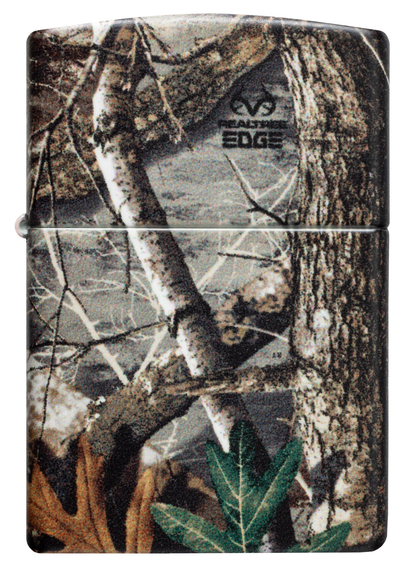 Front view of Zippo Realtree?? EDGEÆ?⺠Camo Design 540 Matte Windproof Lighter.
