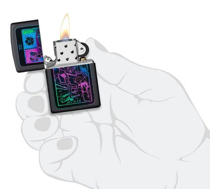 Black Light Tarot Card Design