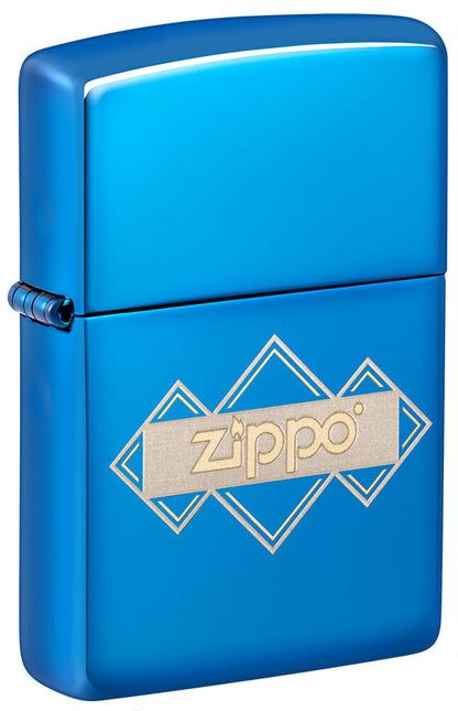 Classic Sky Blue Matte Zippo Logo