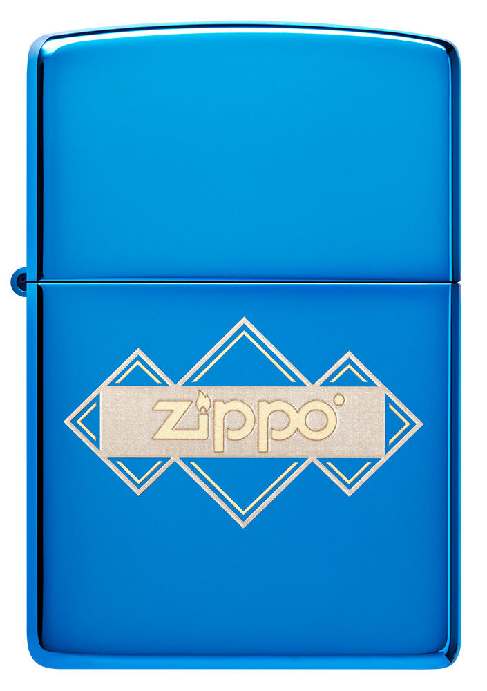 Classic Sky Blue Matte Zippo Logo