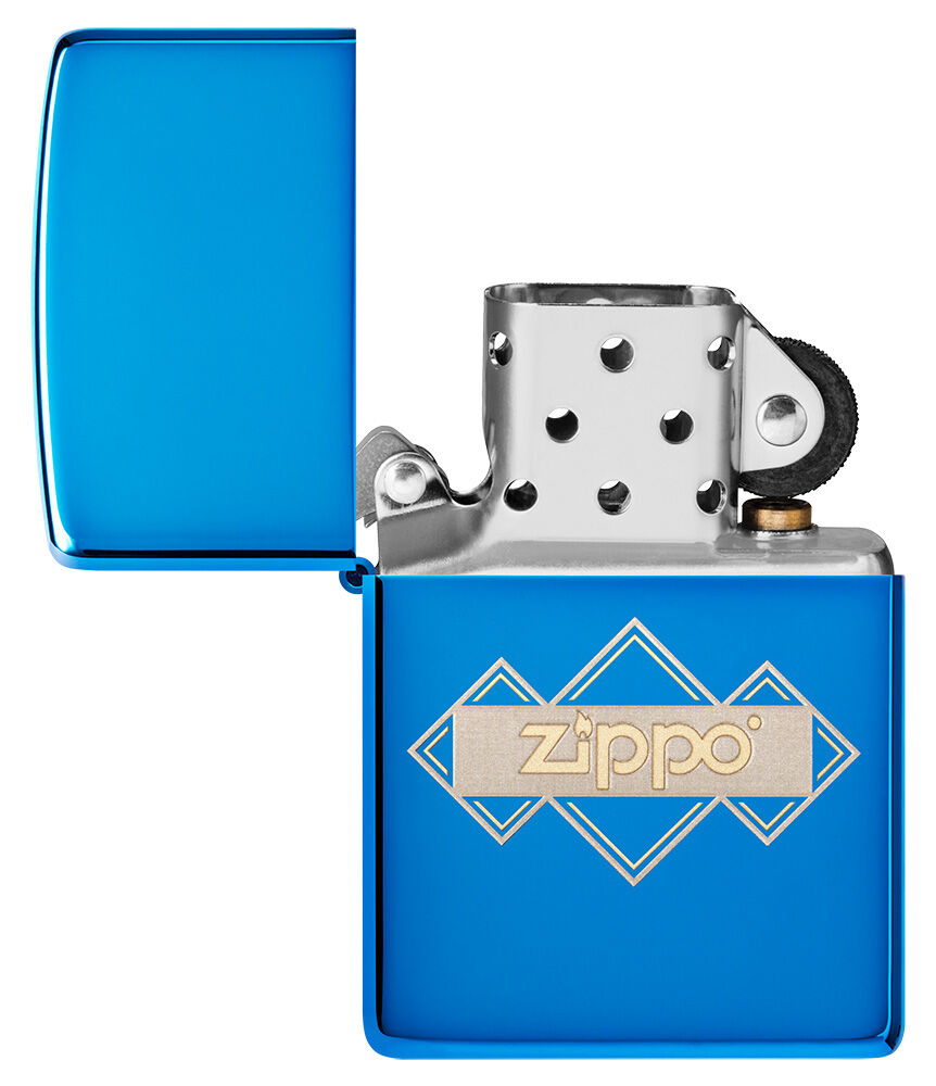 Classic Sky Blue Matte Zippo Logo