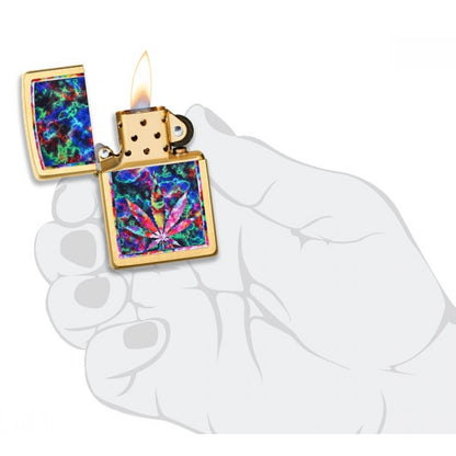 Psychedelic Leaf Design