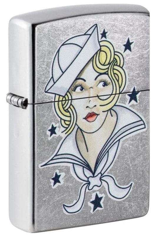 Zippo Sailor Girl Tattoo