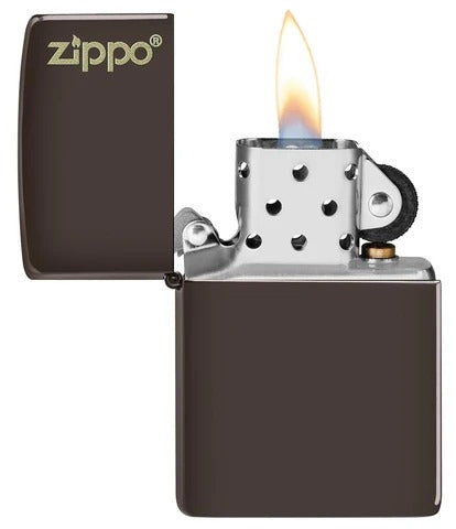 Brown With Zippo Logo