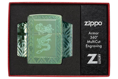 Armor?? High Polish Green Elegant Dragon in its packaging