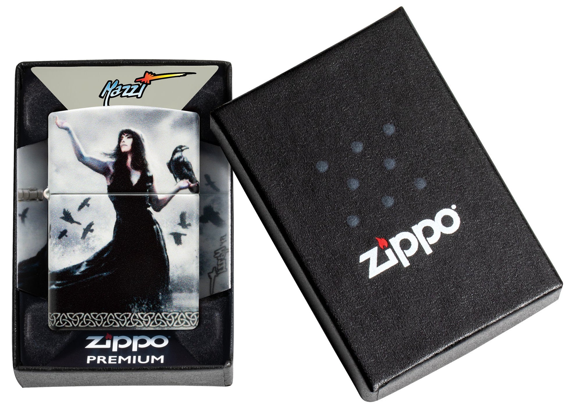 Zippo Mazzi?? 540 Matte Windproof Lighter in its packaging.